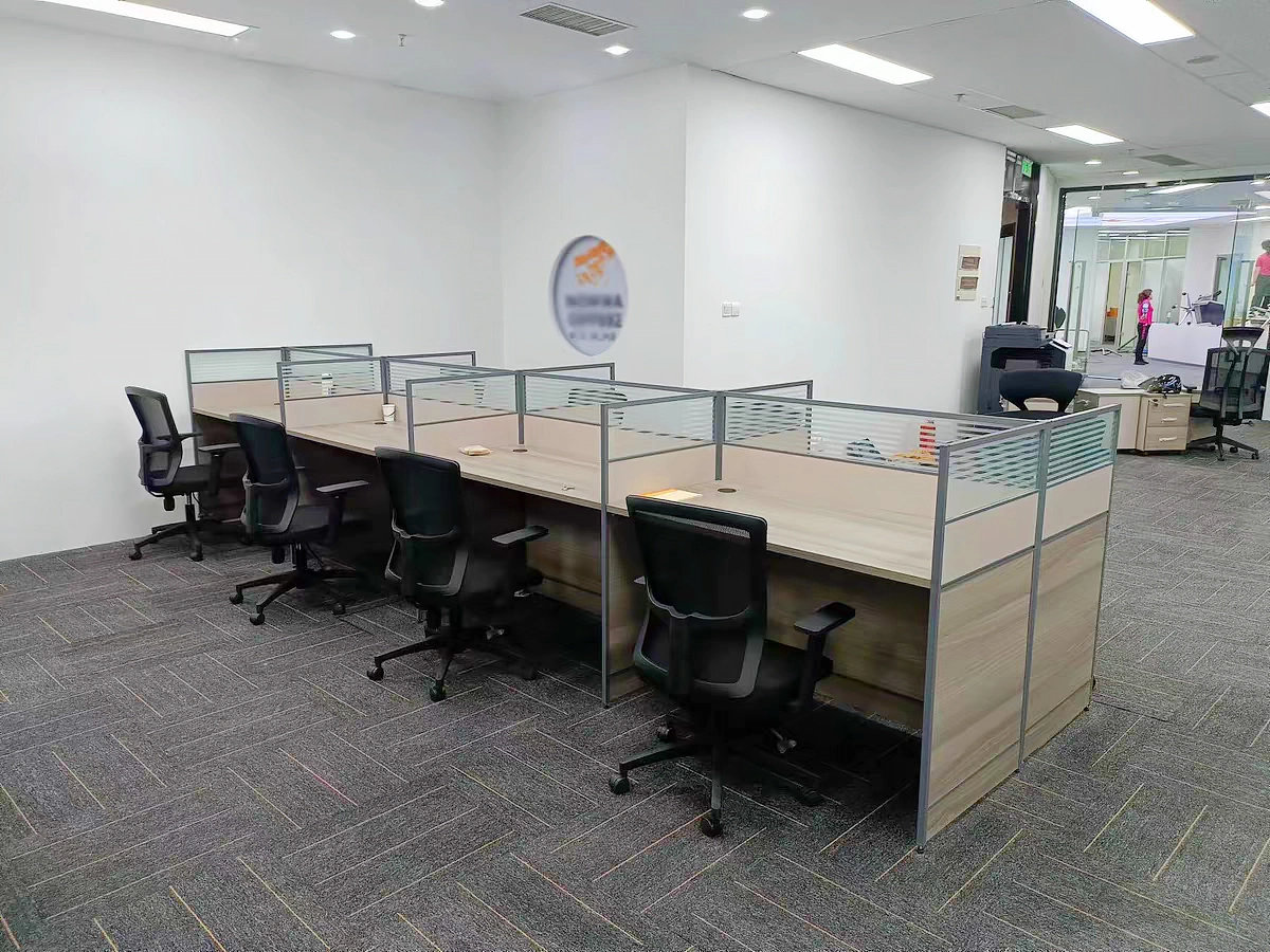 Modular 2 4 6 Office Desks Modern L Shape Workstation Office Cubicles Work Station Office Furniture - MEI YI