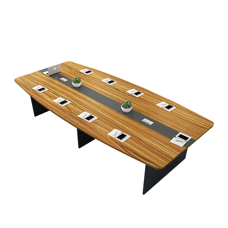Wooden MFC Board 50mm Thick Meeting Office Table Modern Conference Table Office Desk Furniture for Meeting Room - MEI YI