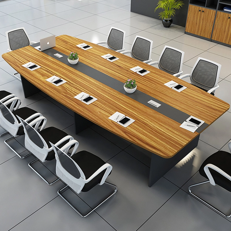 Wooden MFC Board 50mm Thick Meeting Office Table Modern Conference Table Office Desk Furniture for Meeting Room - MEI YI Wooden MFC Board 50mm Thick Meeting Office Table Modern Conference Table Office Desk Furniture for Meeting Room - MEI YI