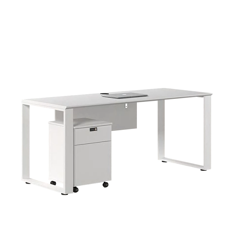 Modern Modular Open Office Desk in White for Commercial and Home Use - MEI YI