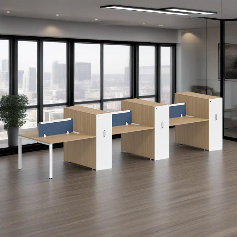 Factory Customized Workstation Desk Office Furniture Modular 2 4 6 Person Office Workstation with Cabinet for Office Room