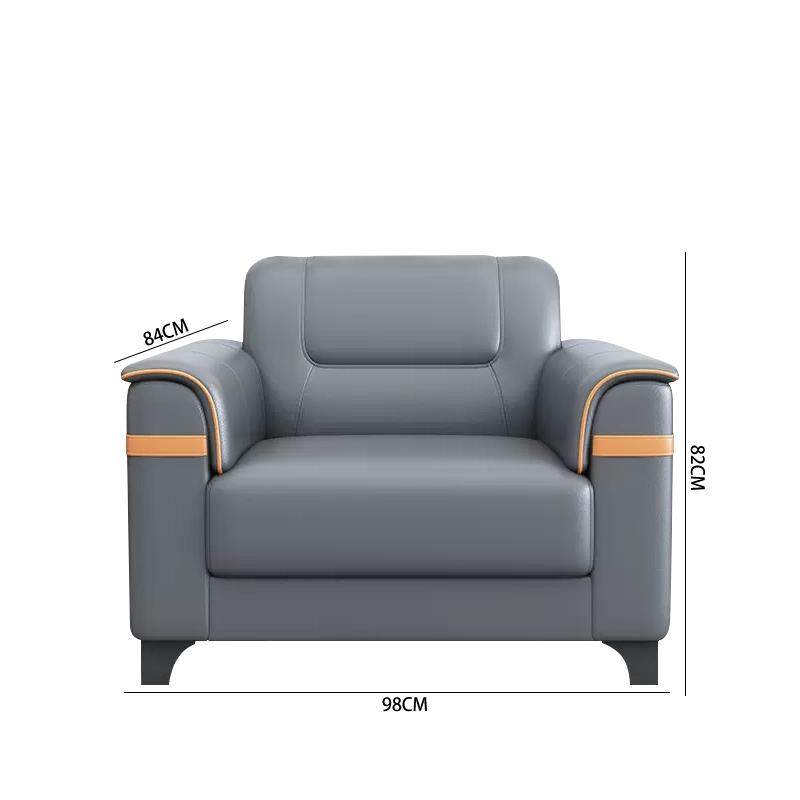 Office sofa modern simple coffee table combination set simple reception business leisure and lounge area office combination - MEI YI