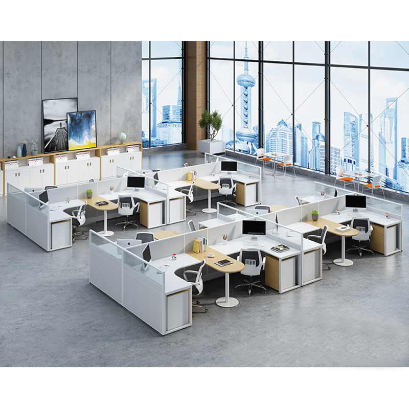 4 Person Office Partition Workstation for Commercial Office Area Direct Factory Supplier MEIYI