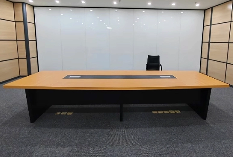 Custom Color Conference Table, Moderna Design with Centralized Cable Management Channel, ODM Supplier – MEI YI Furniture - MEI YI