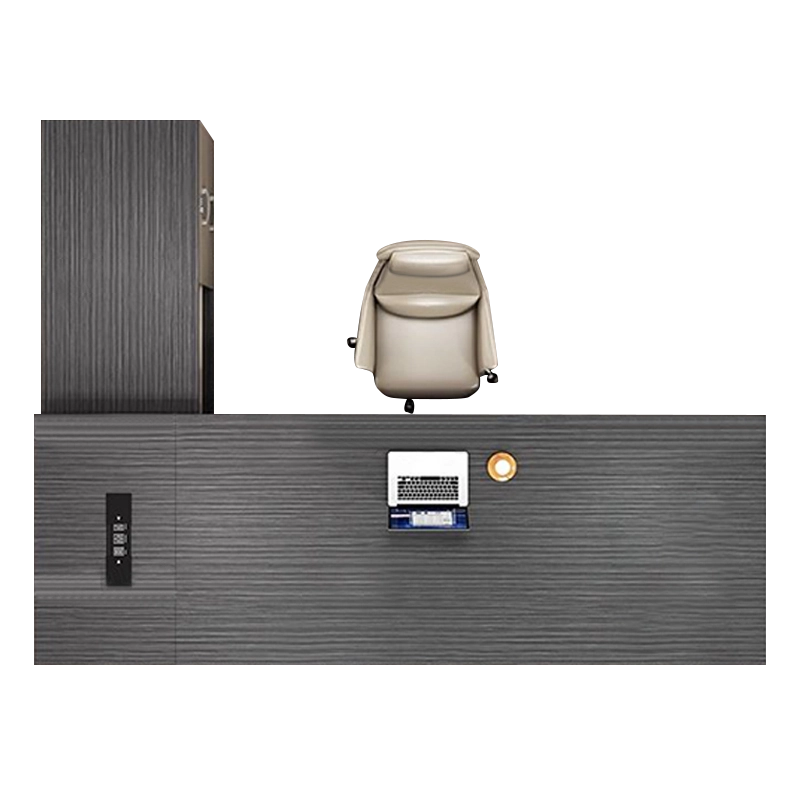 High-End Executive Desk in Dark Grey with Gold Frame and Storage Units for Business Offices, OEM/ODM Supplier – MEI YI Furniture - MEI YI High-End Executive Desk in Dark Grey with Gold Frame and Storage Units for Business Offices, OEM/ODM Supplier – MEI YI Furniture - MEI YI