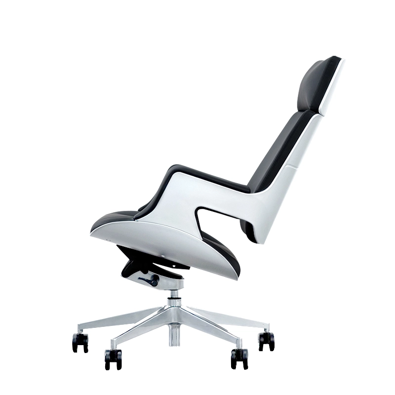 Luxury Genuine Leather Executive Chair with Custom Color Options - MEI YI