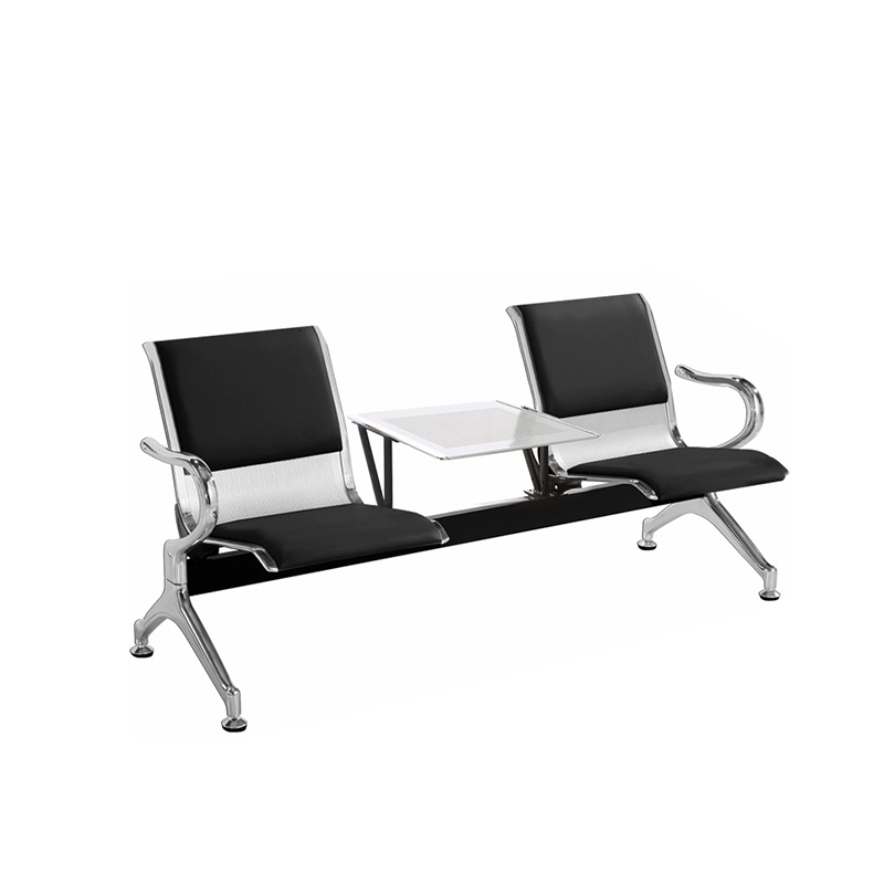 4-seats Public Waiting Chair Bus Station Subway Train Waiting Chair Metal Iron Chrome Plating Modern Chair School 1 Pc - MEI YI