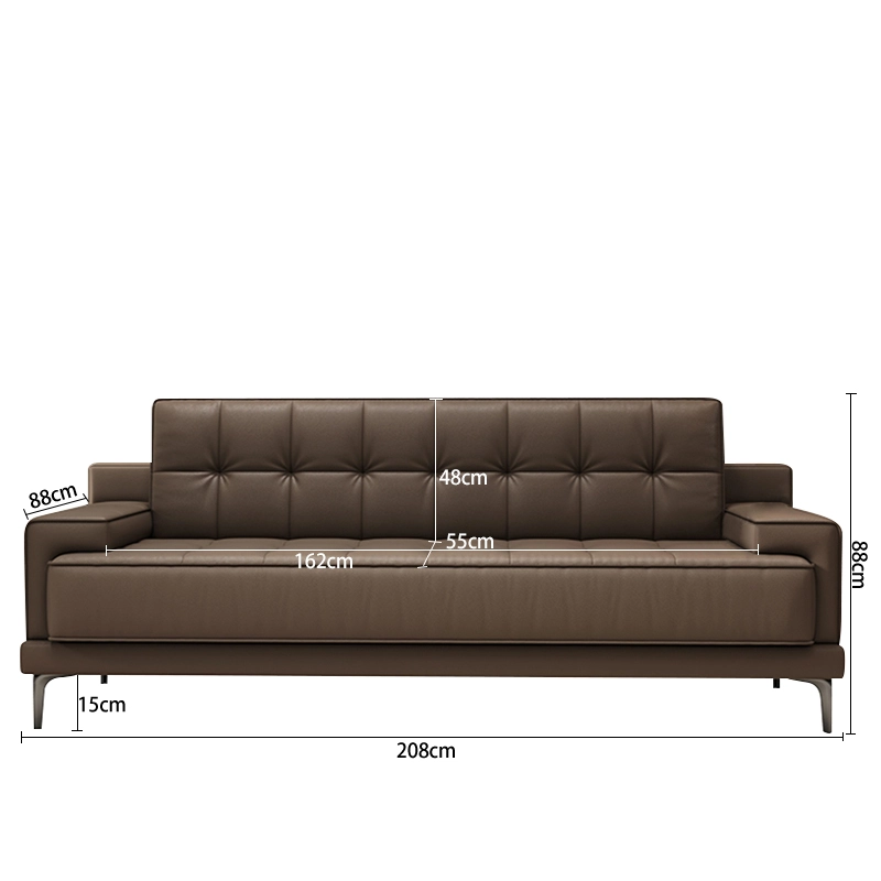 Furniture Sofa Moderne Leather Sofa Set for Office Reception Sofa Modernos Luxury Couch - MEI YI