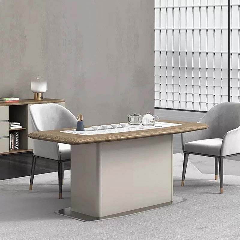 High-End Modular Leather Sofa – Premium Indoor Furniture for Home & Enterprise Reception Purchase - MEI YI