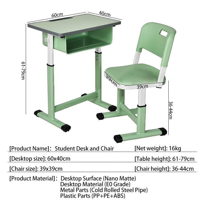 Modern School & Home Study Desk Chair Set