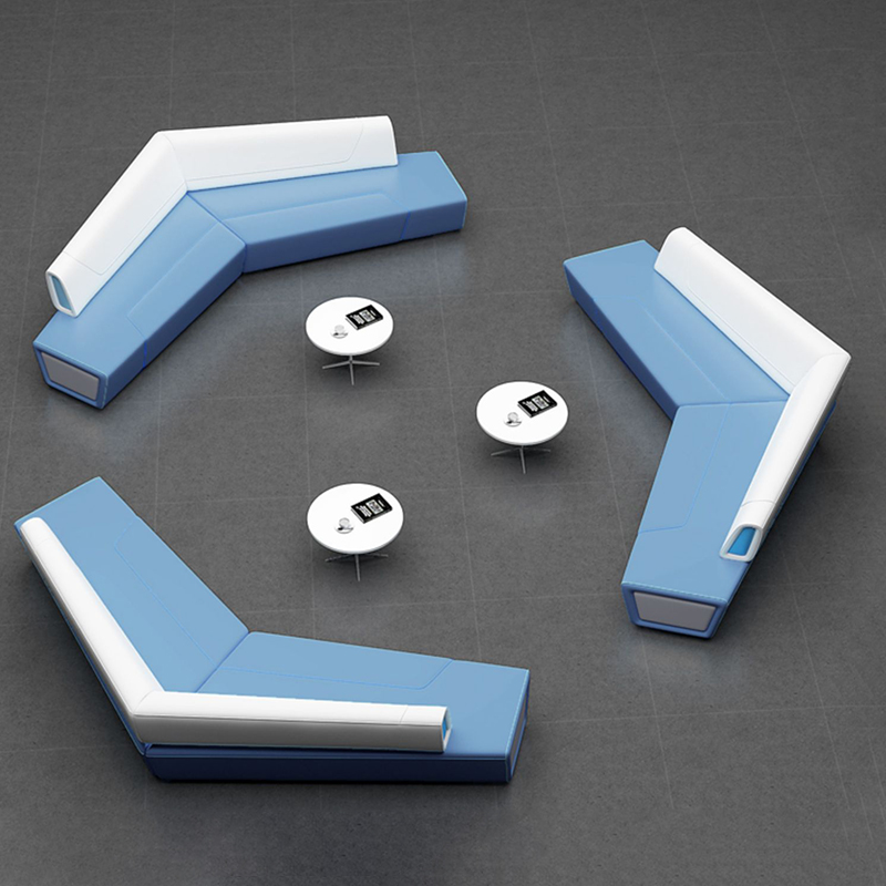Conjunto de sofás de oficina, muebles, asientos de sofá para vestíbulo, banco de espera, combinación libre modular, sofá para sala de espera de oficina, sofá de recepción