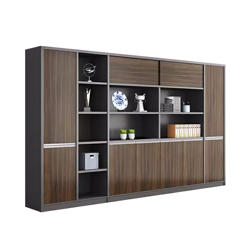 Luxury MDF Wooden Office Filing Cabinets Vertical Storage Furniture for Home Dining and Office Use - MEI YI