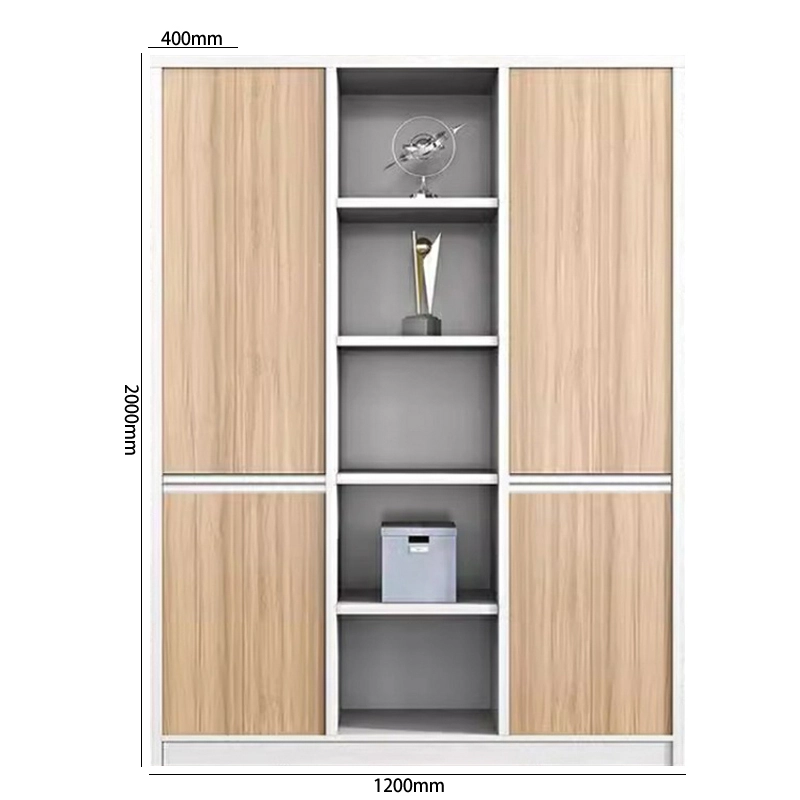 Luxury MDF Wooden Office Filing Cabinets Vertical Storage Furniture for Home Dining and Office Use - MEI YI