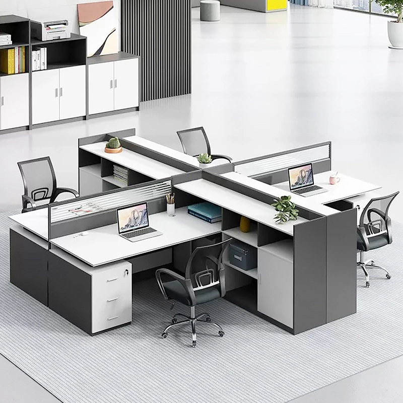 Modern Modular Office Desk Furniture Office Workstation Partition Desk 2, 4, 6 Seat for 2, 4, 6 Person People - MEI YI