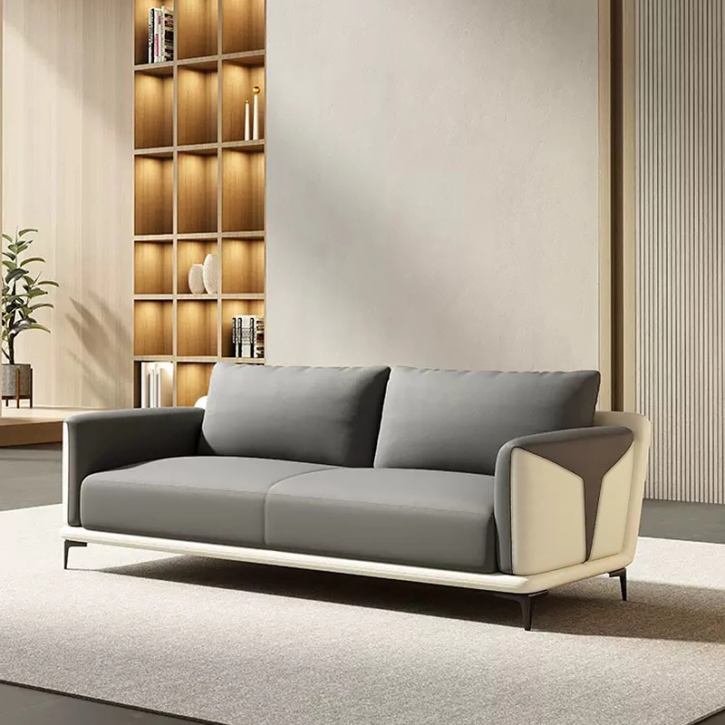 Premium Italian Luxury Leather Office  Sofa – Modern Large-Size Comfort Furniture for High-End Living & Commercial Space Procurement - MEI YI