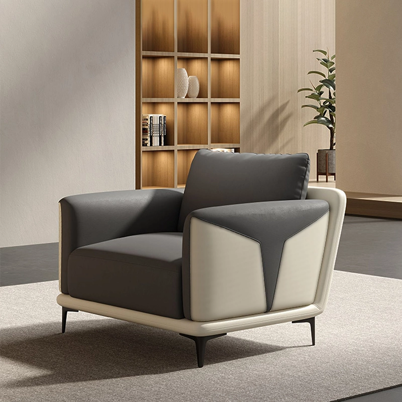 Premium Italian Luxury Leather Office  Sofa – Modern Large-Size Comfort Furniture for High-End Living & Commercial Space Procurement - MEI YI