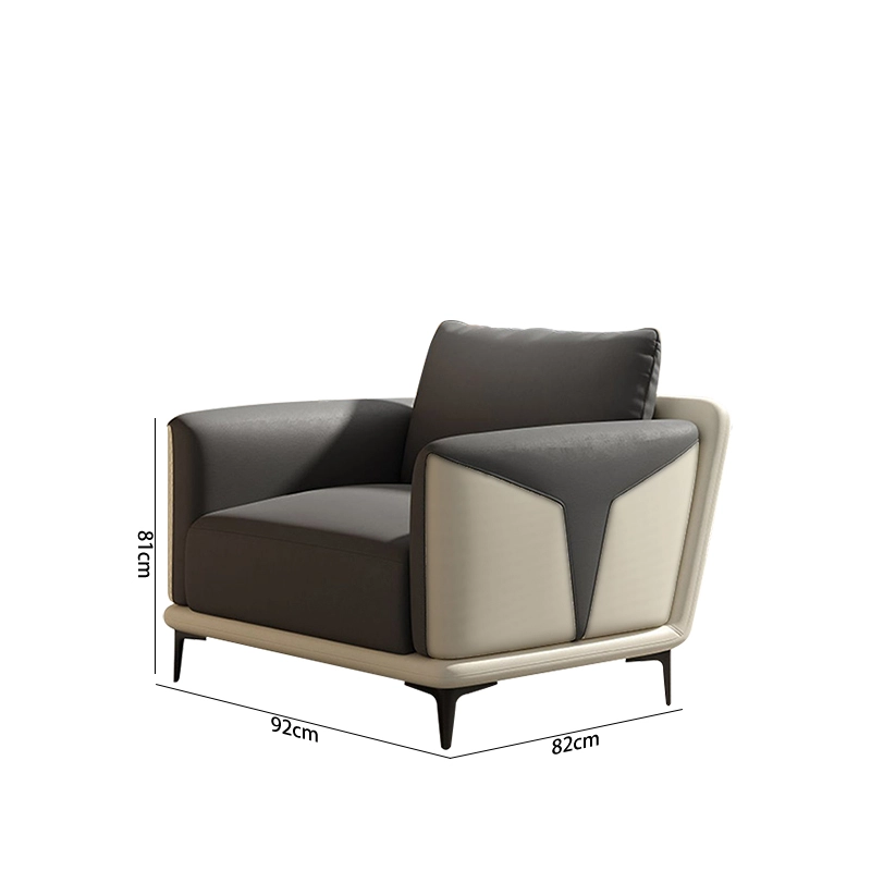 Premium Italian Luxury Leather Office  Sofa – Modern Large-Size Comfort Furniture for High-End Living & Commercial Space Procurement - MEI YI