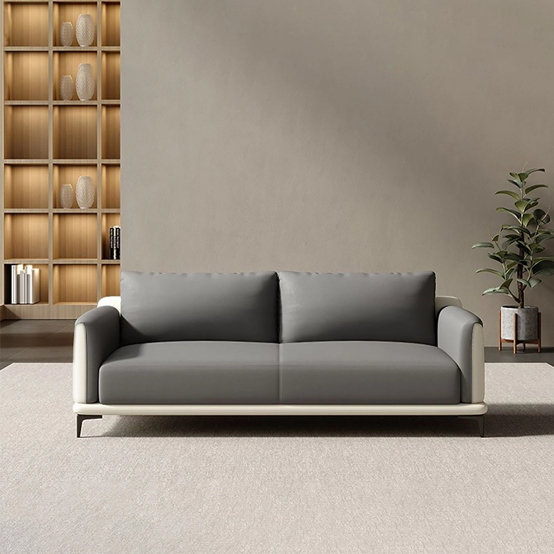 Premium Italian Luxury Leather Office  Sofa – Modern Large-Size Comfort Furniture for High-End Living & Commercial Space Procurement - MEI YI