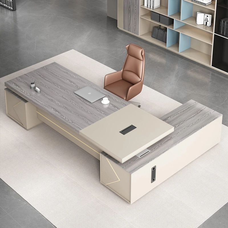 High-end Luxury High End Desks Wooden Manager Furniture Table Office Furniture - MEI YI