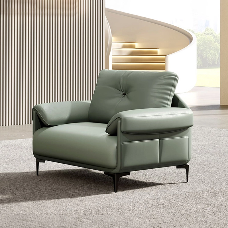 Luxury Leather Sofa with Simple Design – Procurement for Home Office Hall & Business Office Spaces Corporate office space layout - MEI YI