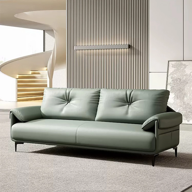 Luxury Leather Sofa with Simple Design – Procurement for Home Office Hall & Business Office Spaces Corporate office space layout - MEI YI