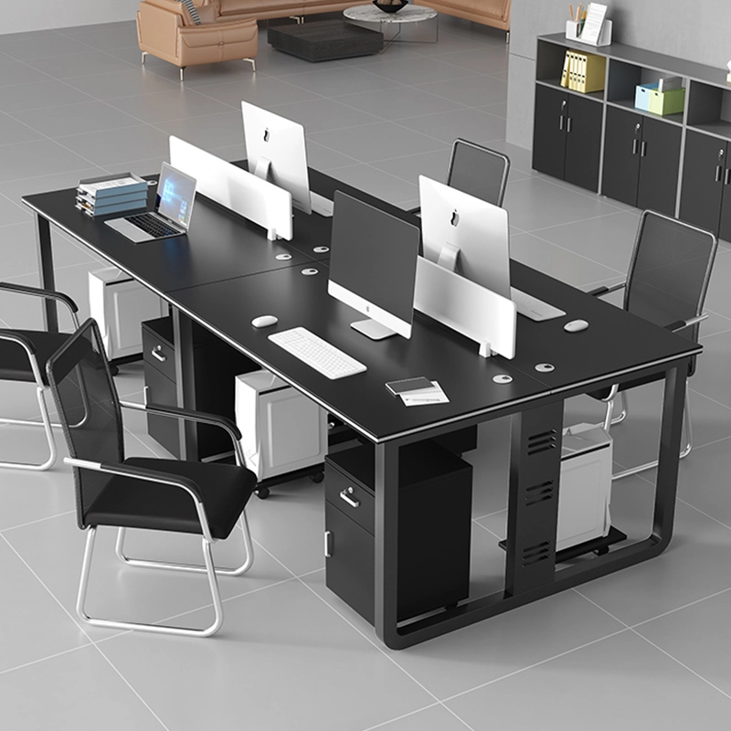 Office Furniture Modular Office Desk Workspace 4 6 Seats Bureau De Travail Cubicle Partition Workstation Office Table and Chair - MEI YI
