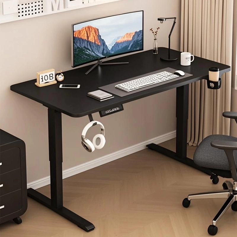 Electric Height-Adjustable Gaming and Home Office Desk with Steel Frame - MEI YI