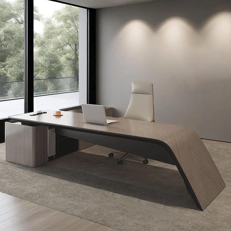 Escritorio ejecutivo de lujo, muebles de oficina de diseño moderno y de alta calidad para jefes - MEI YI
