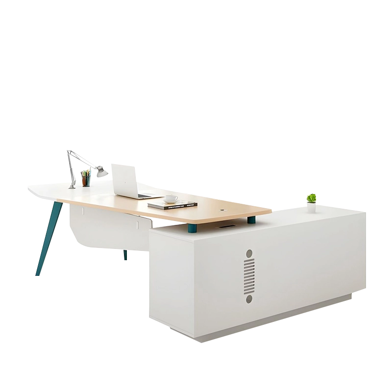 Modern Wood Panel Executive Desk Chair Set for Office Building Working Space Professional Production Base MEIYI - MEI YI