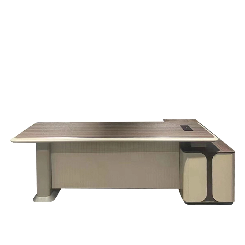 Modern Luxury L shaped Wooden Office Desk Executive CEO Corner Work Table Manage Office Furniture - MEI YI