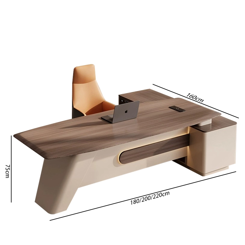 Modern CEO Executive Desk Office Desk Furniture Manager Desk Wooden L Shape Office Table - MEI YI