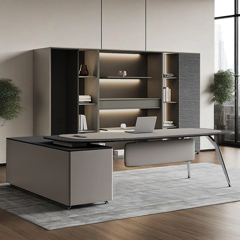 Luxury Executive Office Desk CEO Boss Manager Table Premium Office Furniture - MEI YI