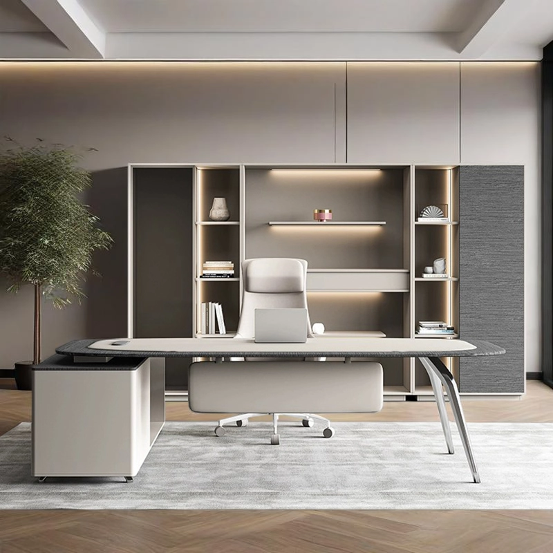 Luxury Executive Office Desk CEO Boss Manager Table Premium Office Furniture - MEI YI