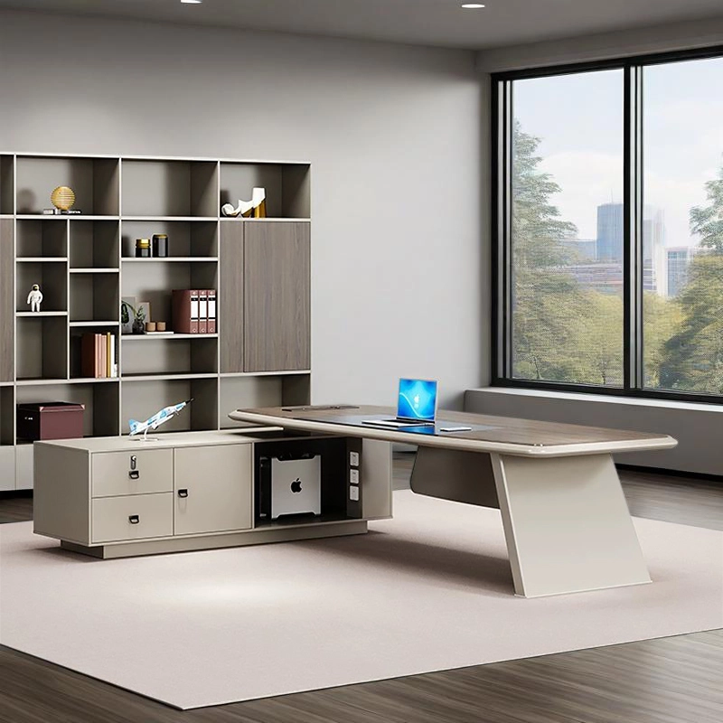 Factory Sales of High-quality Modern Design Office Furniture Executive boss Desk Wooden Desk - MEI YI