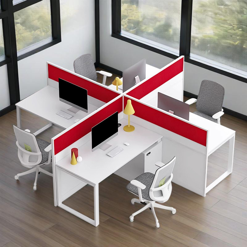 Commercial Office Furniture, Modern Cubicle Set for Organized Collaboration Without Sacrificing Boundaries, ODM Factory &ndash; MEI YI Furniture