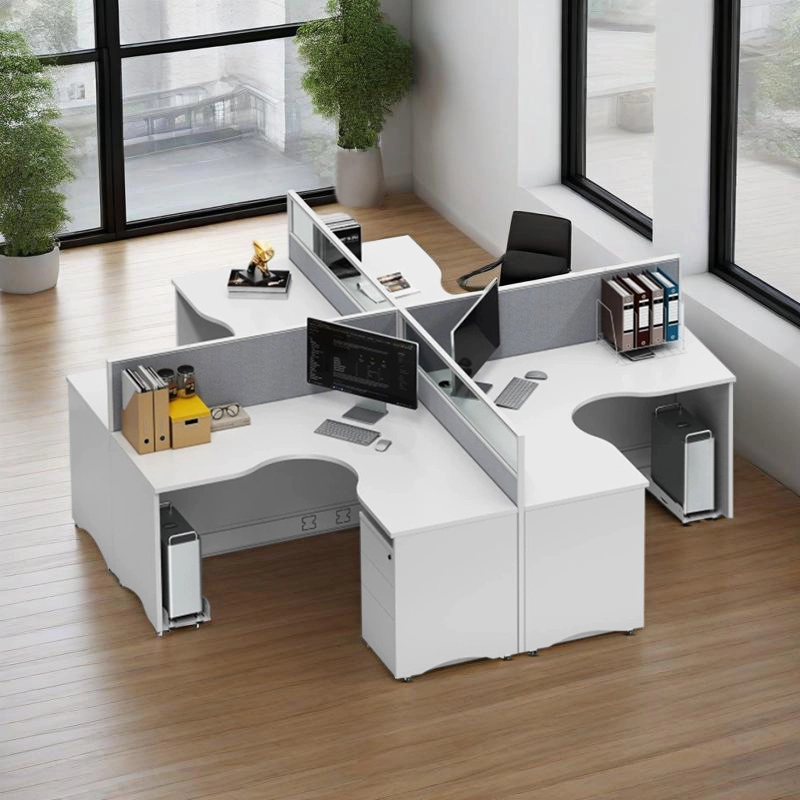 Modern Modular Workstation System for 2–6 Person Flexible Office Layouts - MEI YI