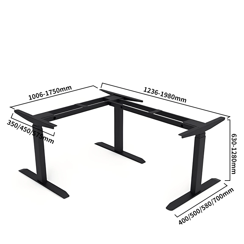 Modern L-Shaped Computer Desk for Home Office and Study - MEI YI