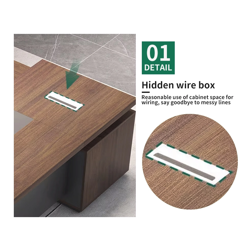 Modern Executive Office Desks for Managers and Staff Workspaces - MEI YI