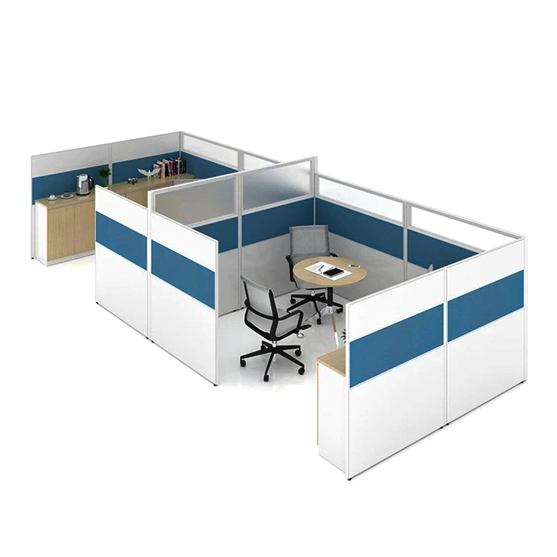 Modern Modular Office Furniture Partition 4 Seat Desk Table Office Cubicle Workstation - MEI YI