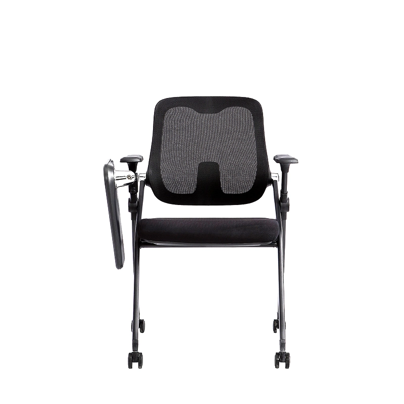 Portable Office Chair, Folding Training Chair with Black Mesh Back and Caster Wheels, Direct ODM Supply – MEI YI Furniture - MEI YI