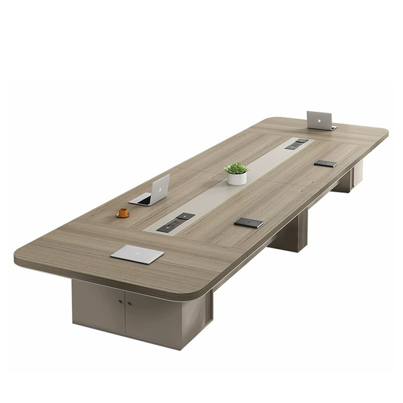 Boardroom Furniture Set, Grandwood Rectangular Table with Coordinating Chairs for Unified Style, ODM Wholesale &ndash; MEI YI Furniture