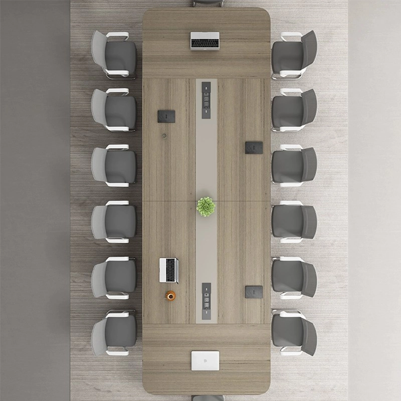 Grandwood Conference Set, Large Rectangular Table with Matching Chairs for Boardrooms, ODM Manufacturer – MEI YI Furniture - MEI YI