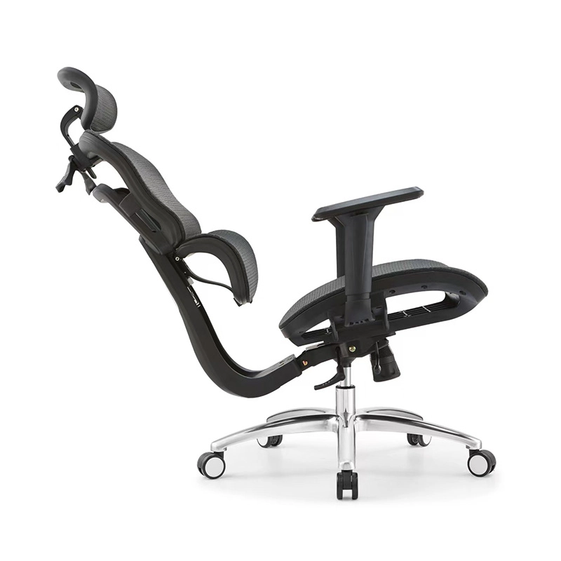 Office Furniture Manufacturer, Breathable Mesh Ergonomic Chair with Multi-Directional Armrests and Chrome Base, ODM Solutions – MEI YI Furniture - MEI YI