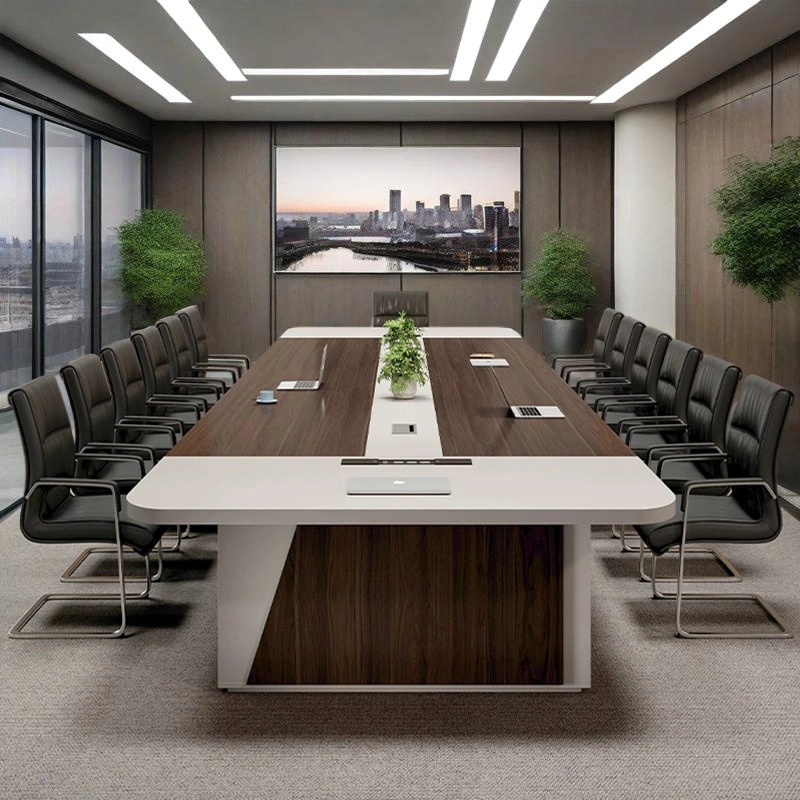 Office Furniture Manufacturer, Large Executive Conference Table Available in 4M 5M 8M Lengths for Boardrooms, ODM Solutions – MEI YI Furniture - MEI YI
