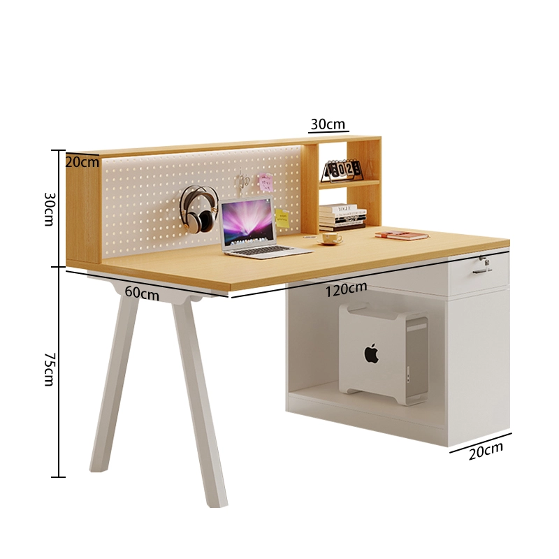 Collaborative Desk Manufacturer, Two-Person Workstation with Wood Frame and Angled Legs for Modern Workspaces, Direct ODM Supply – MEI YI Furniture - MEI YI