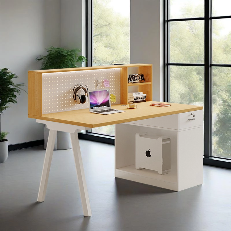 Coworking Furniture Manufacturer, 2-Person Desk with Wood Frame and Angled Legs for Open Offices, ODM Design – MEI YI Furniture - MEI YI Coworking Furniture Manufacturer, 2-Person Desk with Wood Frame and Angled Legs for Open Offices, ODM Design – MEI YI Furniture - MEI YI