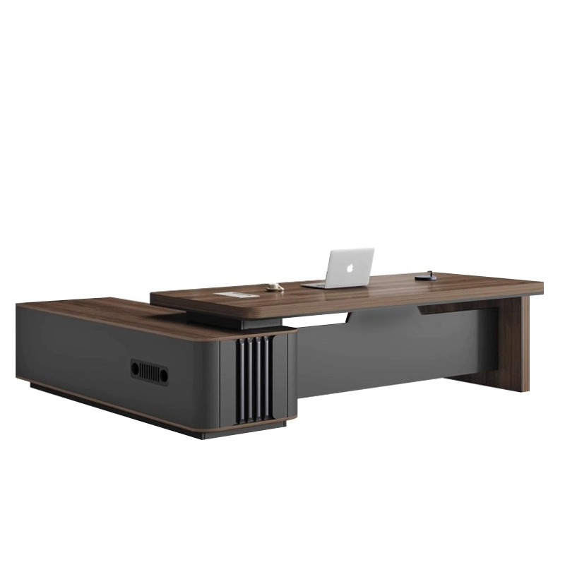 Commercial Office Furniture, L-Shaped Executive Desk for Boardroom and Director Offices, Custom Sizes Available, ODM Factory – MEI YI Furniture - MEI YI