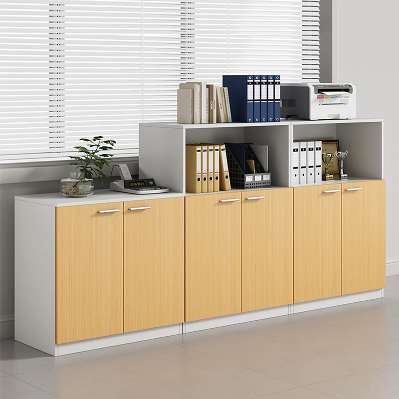 Locking File Cabinet, Wood Panel Construction with 4 Lockable Drawers for Secure Storage, ODM Supplier – MEI YI Furniture - MEI YI