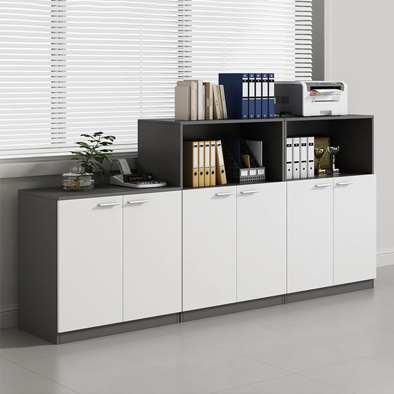 Secure File Cabinet Manufacturer, Wood Panel Storage with Four Locking Drawers for Office and Home, ODM Wholesale – MEI YI Furniture - MEI YI