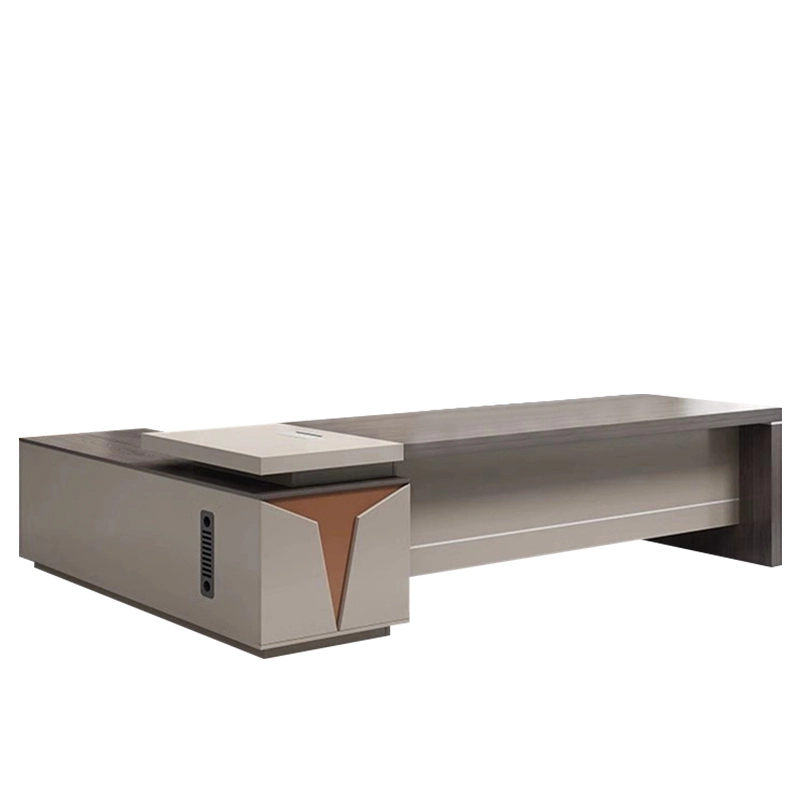 CEO Office Desk, Premium Particle Board Workstation with Sleek Modern Design and Storage, ODM Supplier – MEI YI Furniture - MEI YI